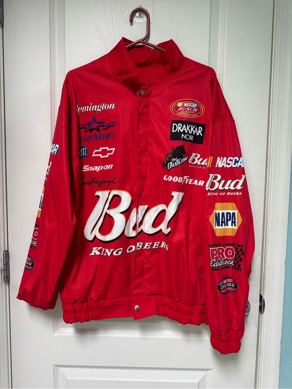 Budweiser Red Racing Team Windbreaker Jacket
